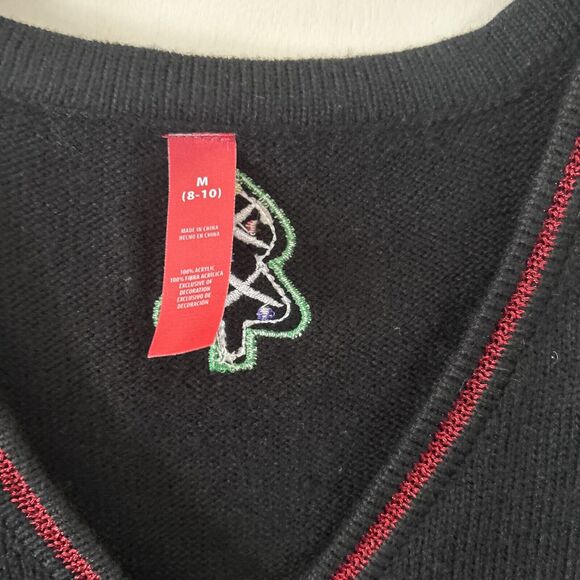 Hansel & Gretel Stylish Xmas Christmas Sweater Vest Medium 8-10 Gingerbread Hous - Picture 5 of 12